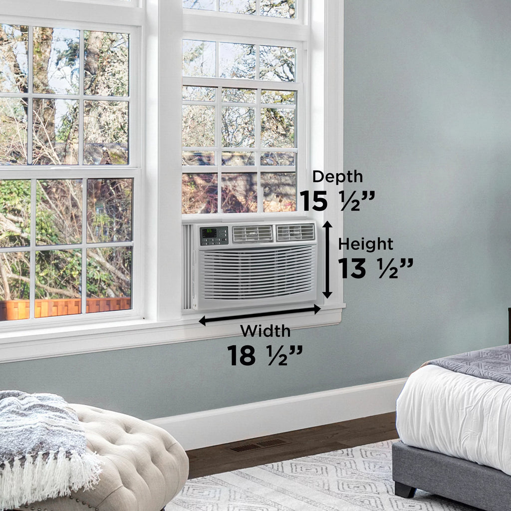 8,000 BTU White Window Air Conditioner I577