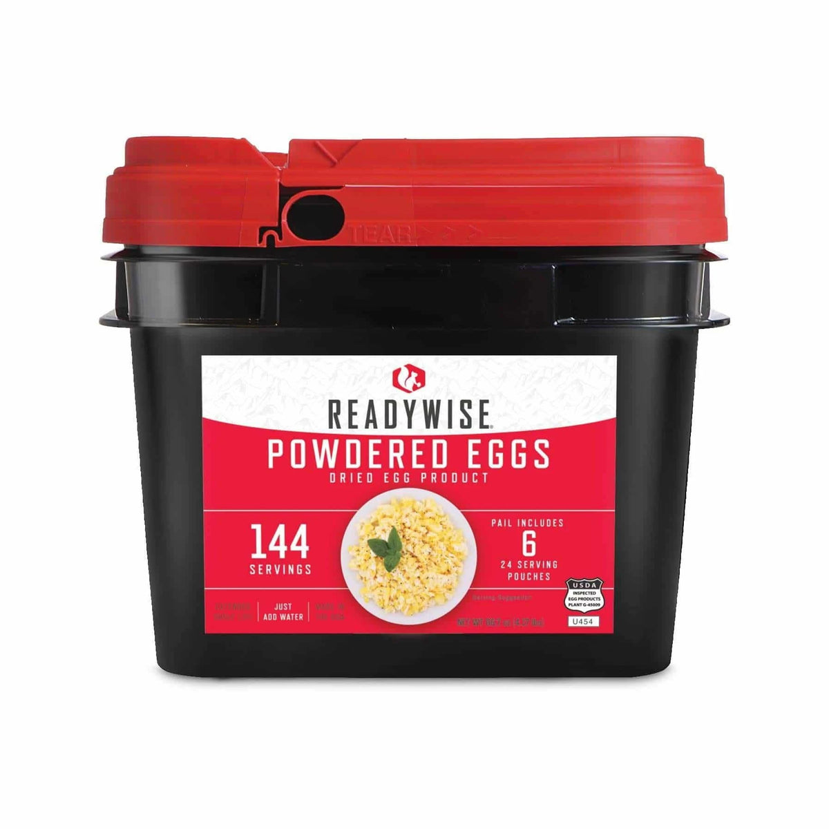 Powdered Eggs Bucket 144 Servings V8160
