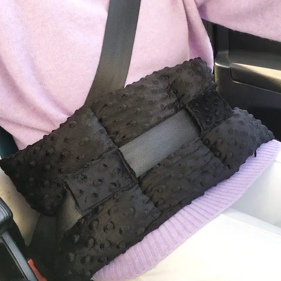 Black Ostomy Seatbelt Pillow W886