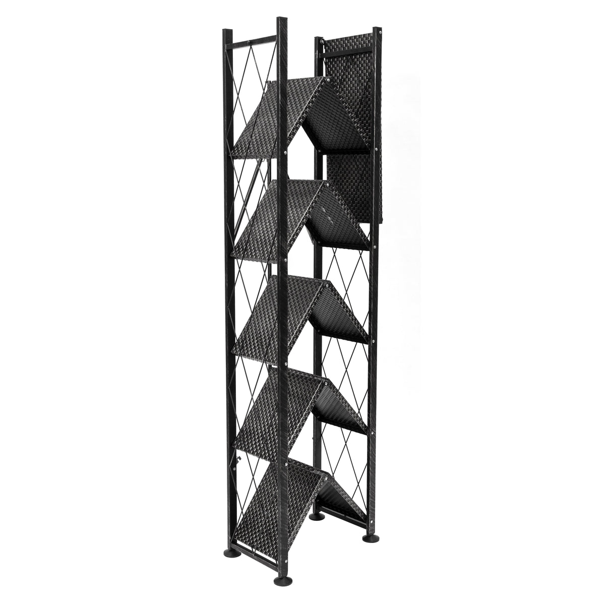 Black 6-Tier Book Shelf A619552