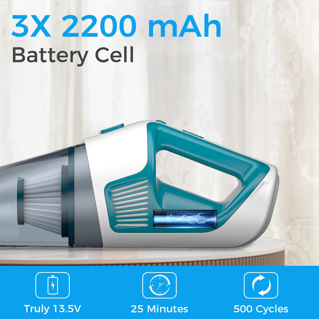 Handheld Cordless Vacuum with 8.5Kpa Cyclonic Suction O15635
