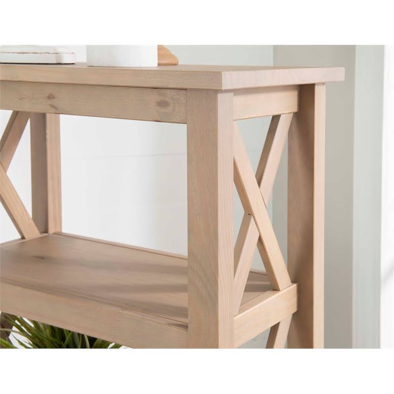 Driftwood Brown Pine Wood Bookcase R112