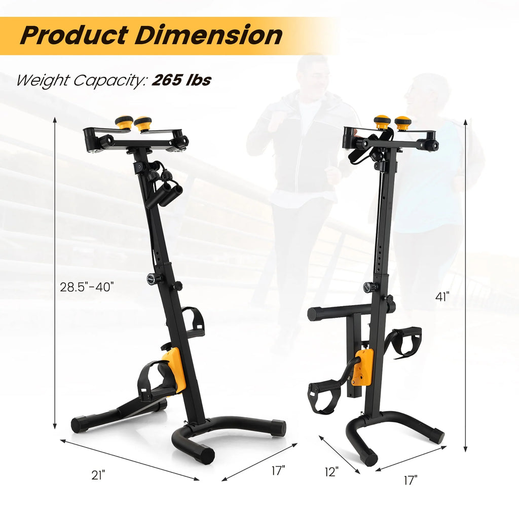 Folding Pedal Exercise Bike with Adjustable Resistance A9147