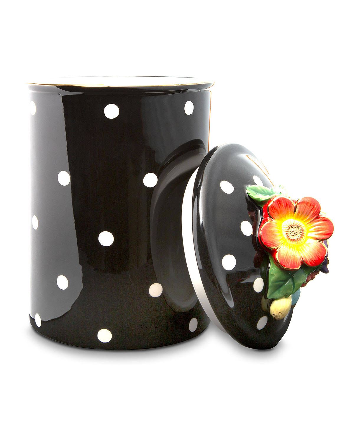 Large Floradot Canister F46040