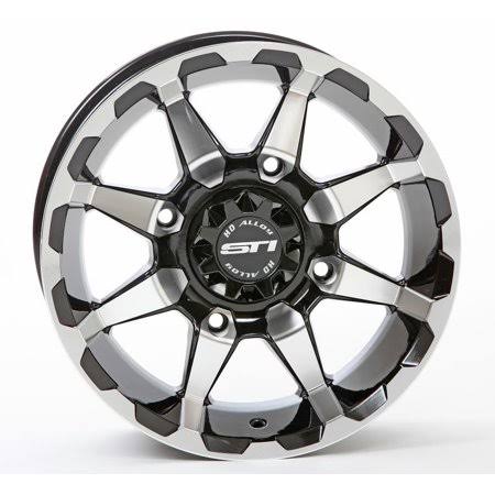 Machined Black ATV Wheel 12x7 4/137 E91378