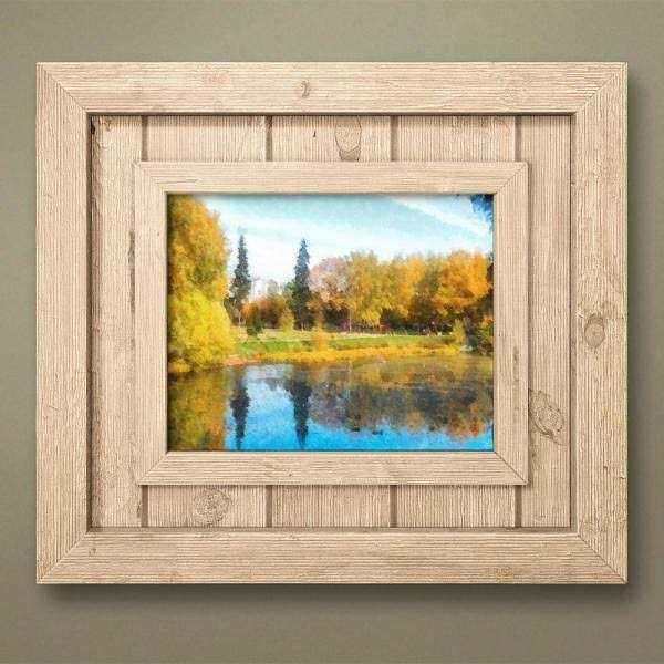 1 in. x 4 in. x 8 ft. Barn Wood Pine Trim Board V72955