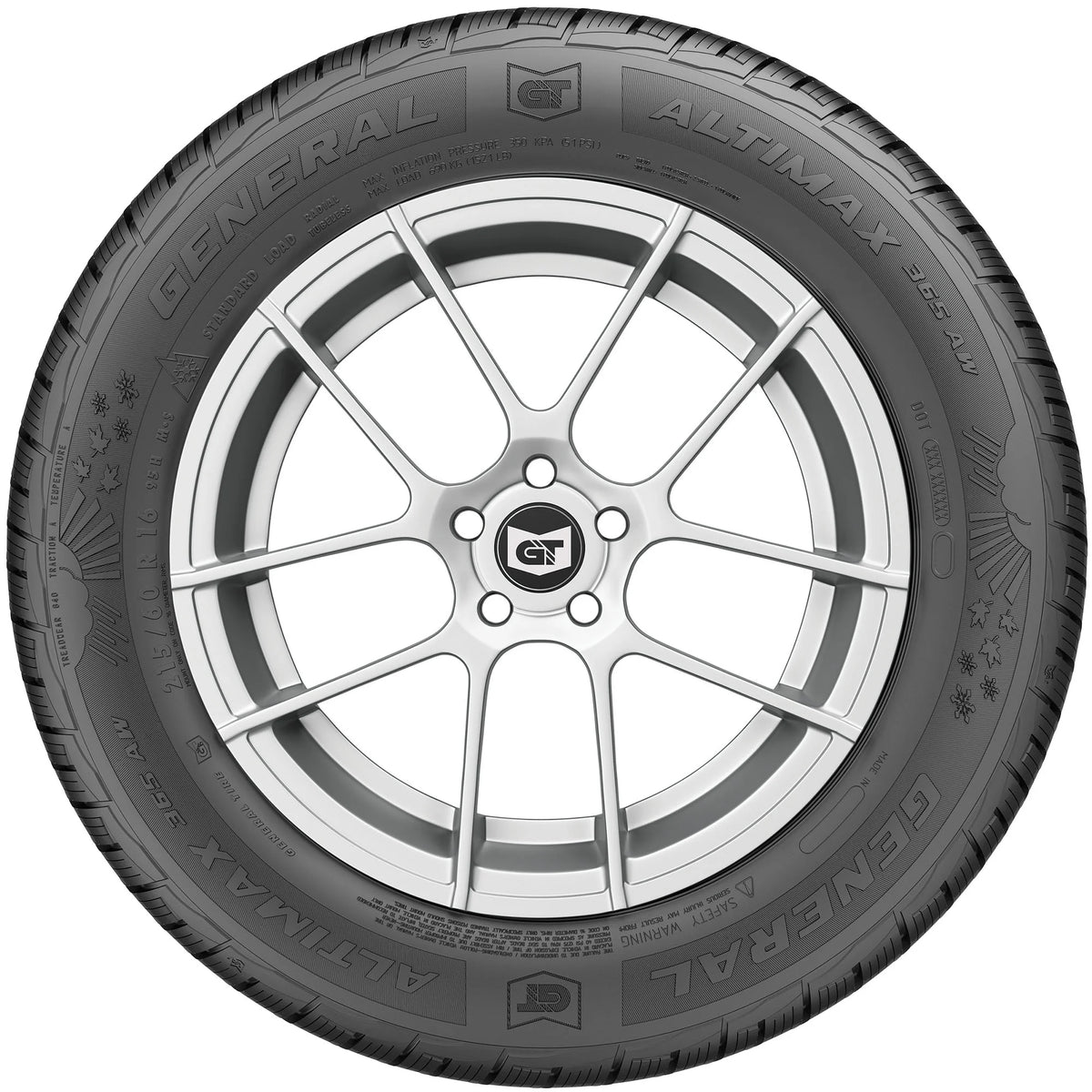 All Weather 235/55R17 99H Passenger Tire A6647