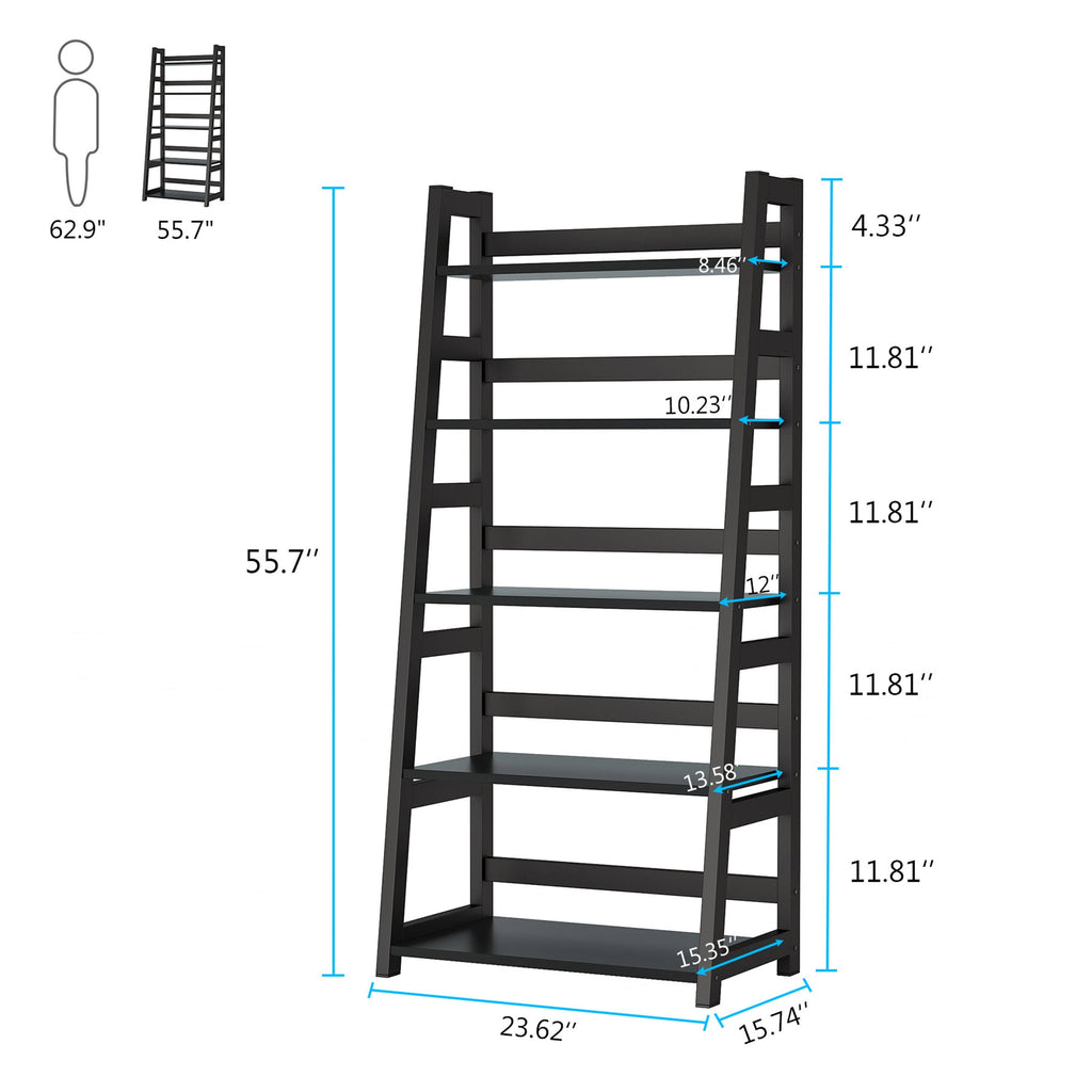 5-Tier Modern Bookshelf C557384