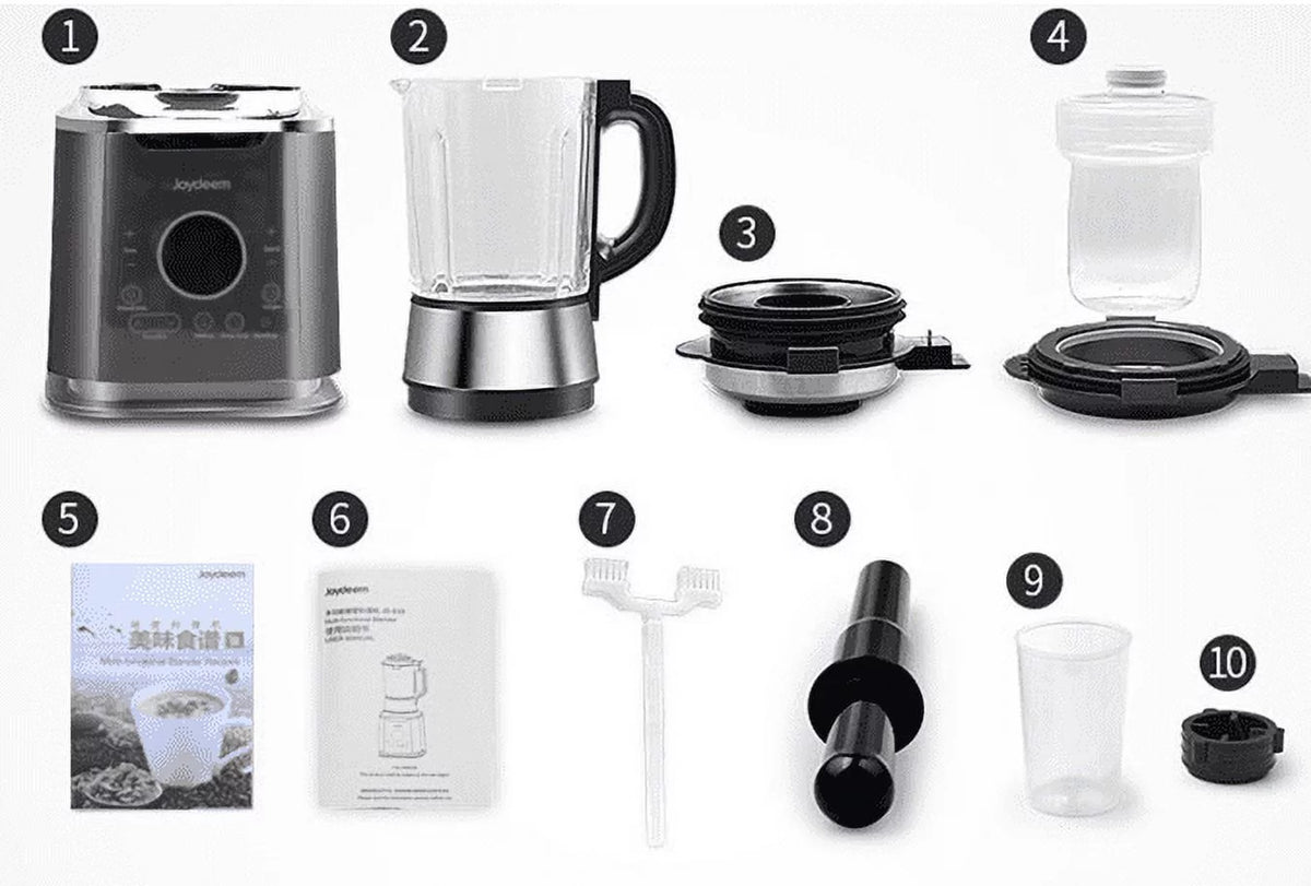 1200w Black Countertop Cooking Blender with Stew Pot V851816