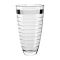 Glass Vase with Platinum Band A55975