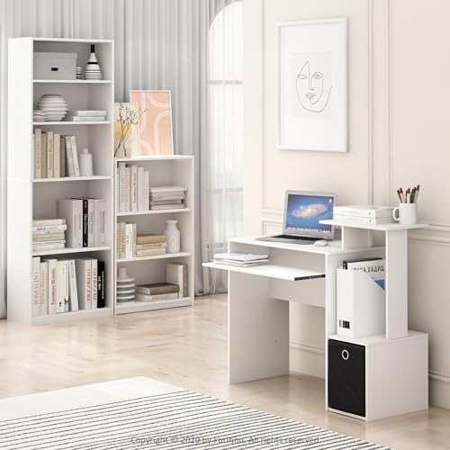 5-Shelf Black Bookcase S657972