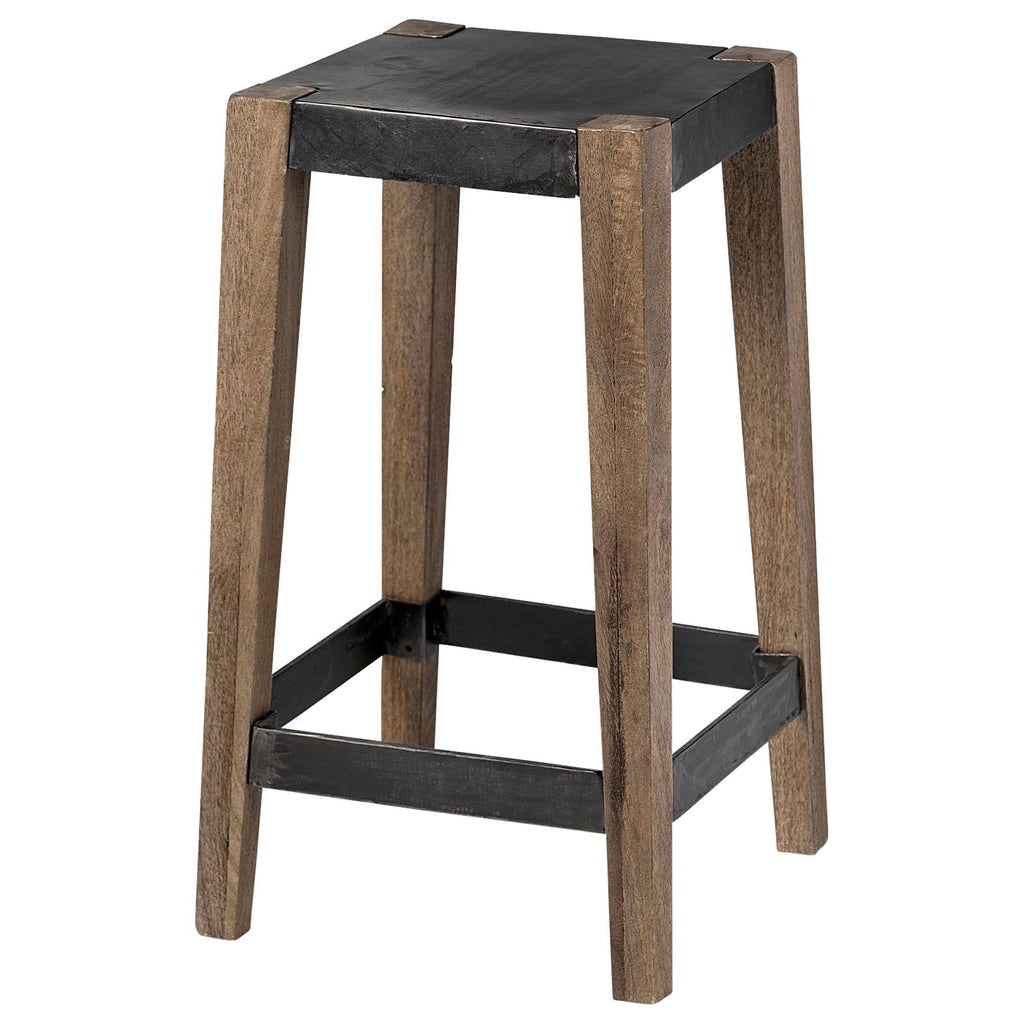 Brown Wood Stool P188930