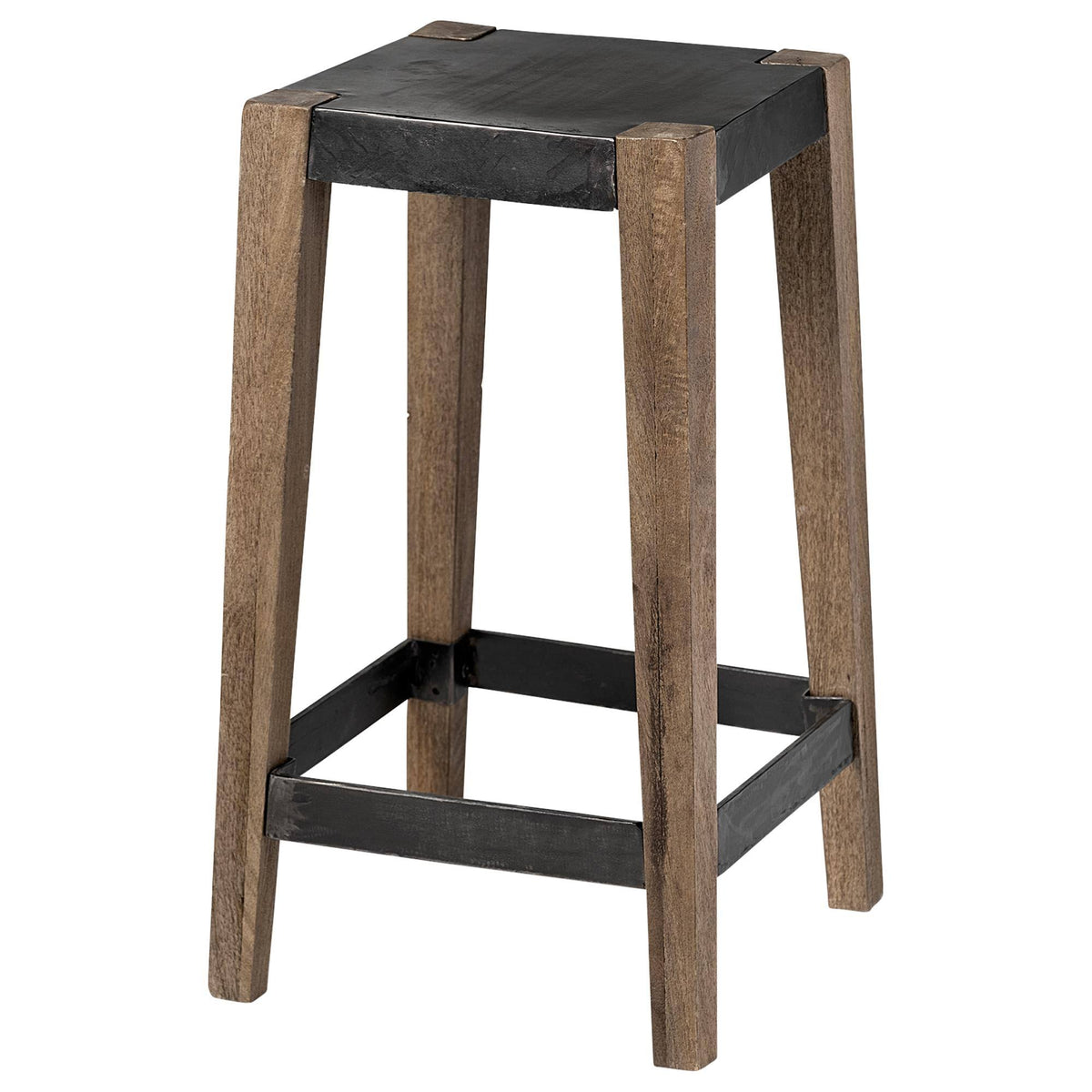 Brown Wood Stool P188930