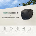 Outdoor 4 Wireless Smart Security Camera with Battery Extension Pack I263157
