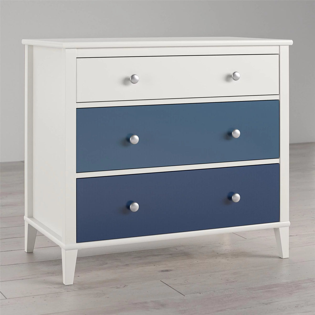 White 3 Drawer Dresser P43376
