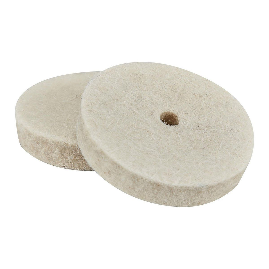2 in. Lambs Wool Polishing Wheels, 6 Piece H79210