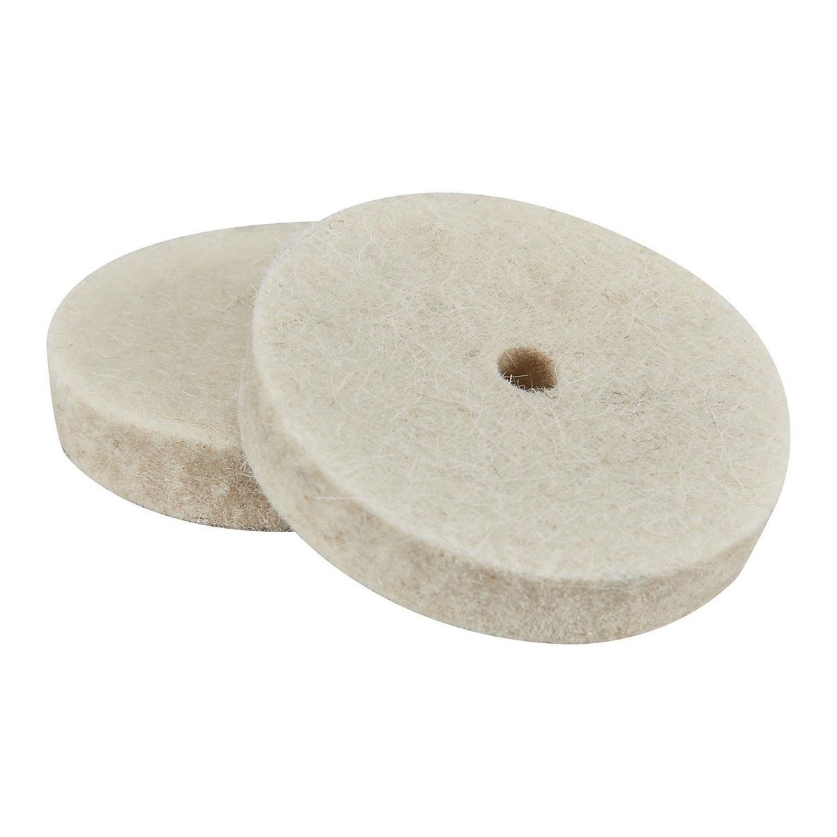 2 in. Lambs Wool Polishing Wheels, 6 Piece H79210