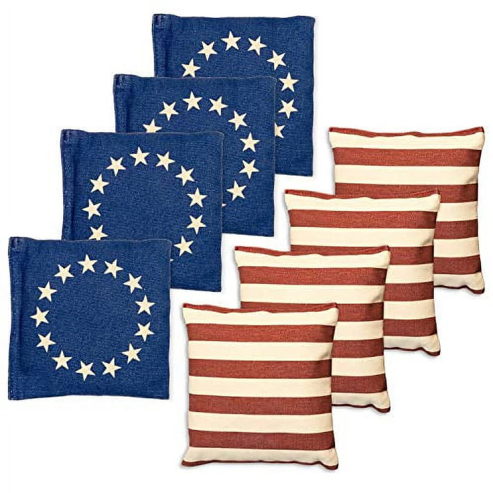 Weather Resistant Duckcloth Cornhole Bags Set of 8 X34443