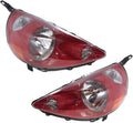 Honda Fit Headlight 2007 2008 Pair Driver and Passenger Side D4367