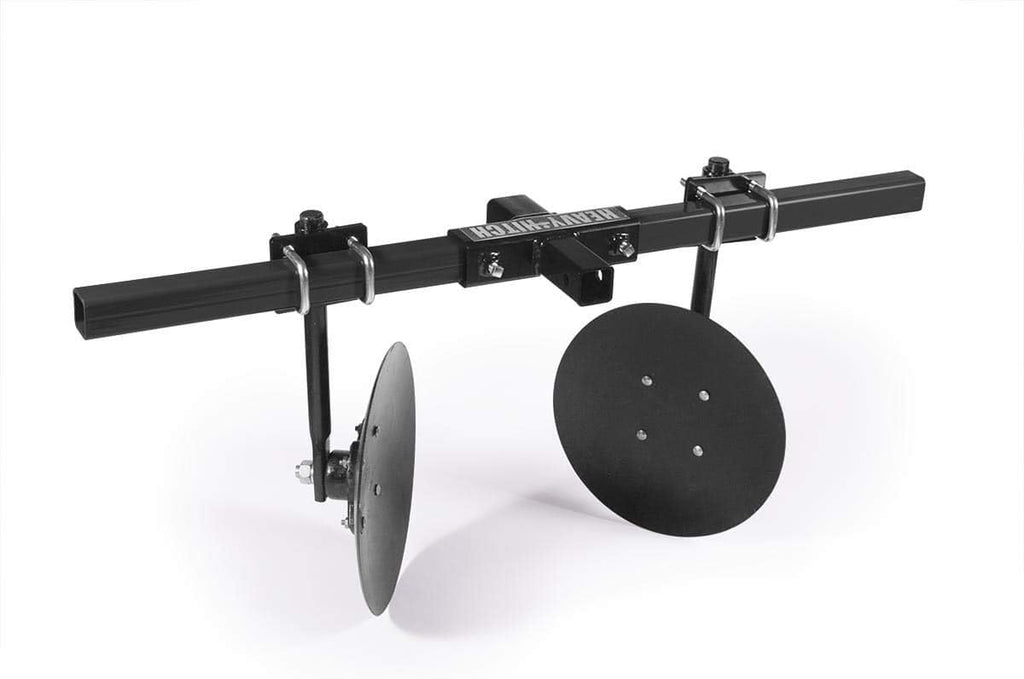 Green Multi-Purpose Disc Cultivator Garden Bedder Attachment with S-Tines and Row Maker Insert C98623