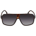 Dark Gray Gradient Rectangular Men's Sunglasses F723900