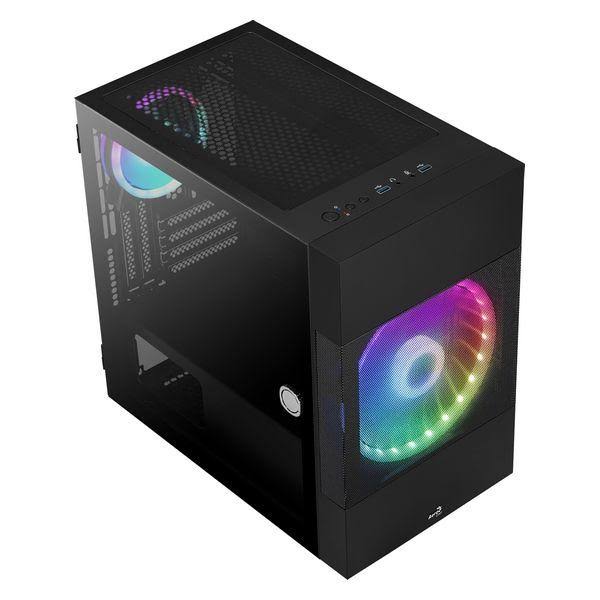 Black LED RGB Micro ATX Midtower Case O733