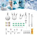 29 Pcs High Borosilicate Glass Lab Glassware Kit L406