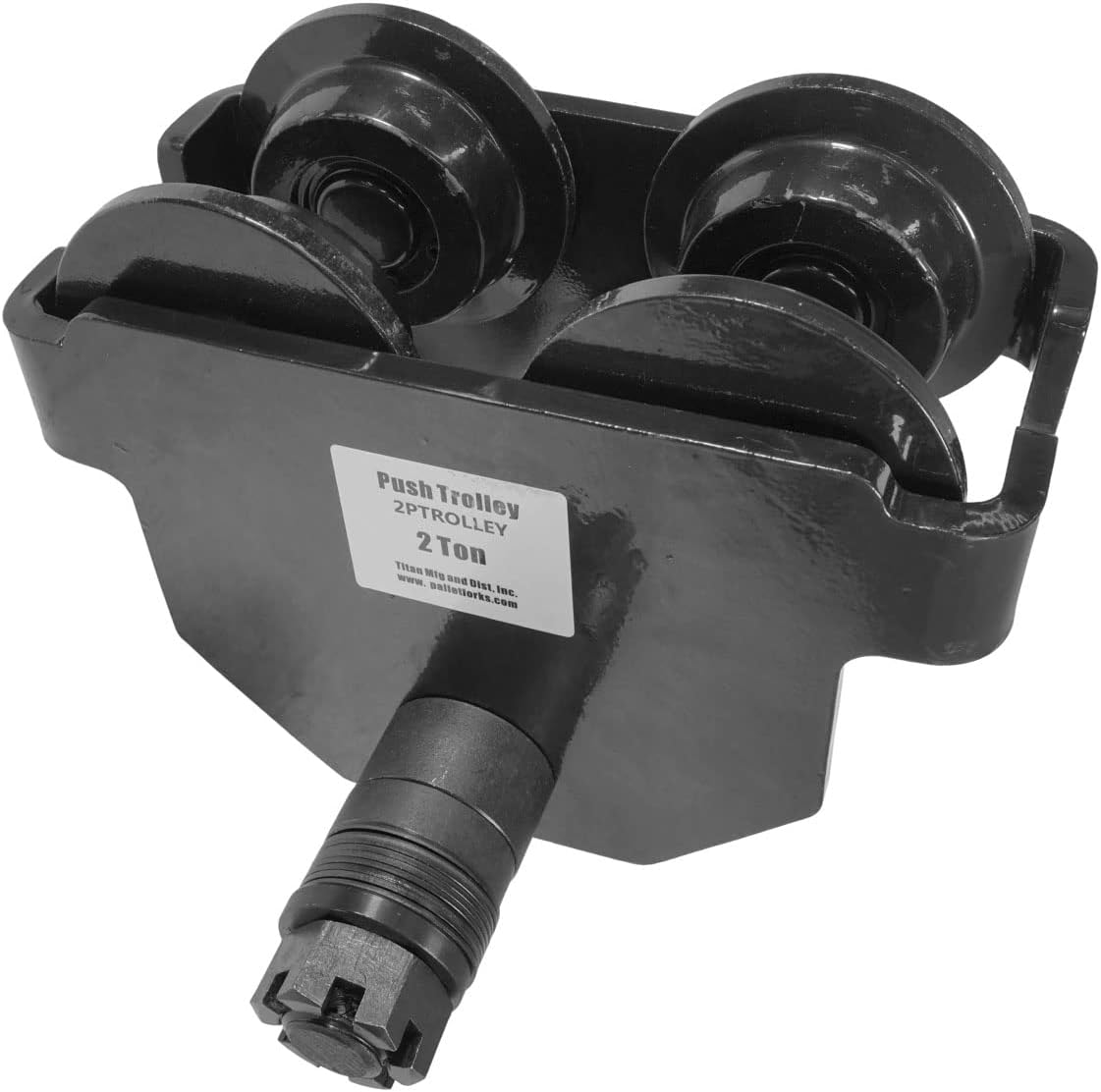 2 Ton Capacity Solid Steel Push Trolley Y777402