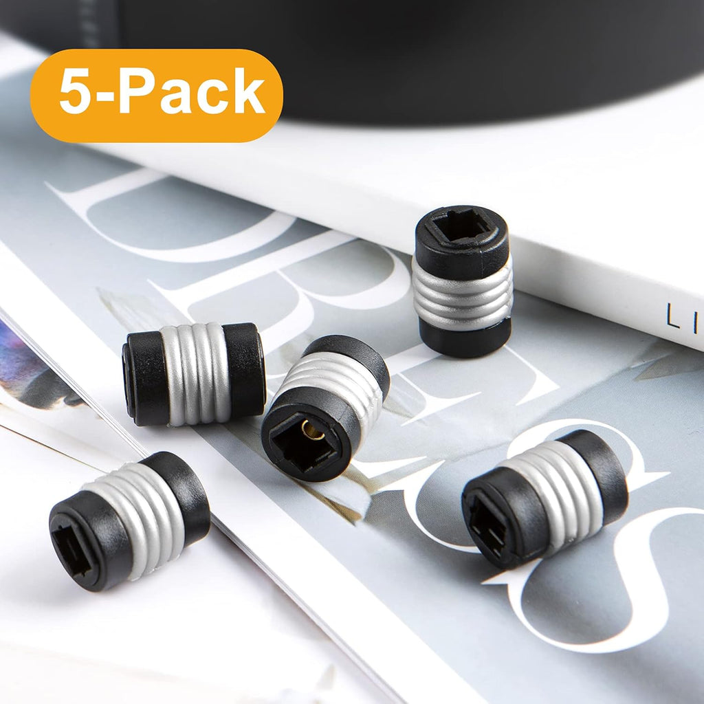 Optical Toslink Female to Female Extension Connector, 5-Pack V758