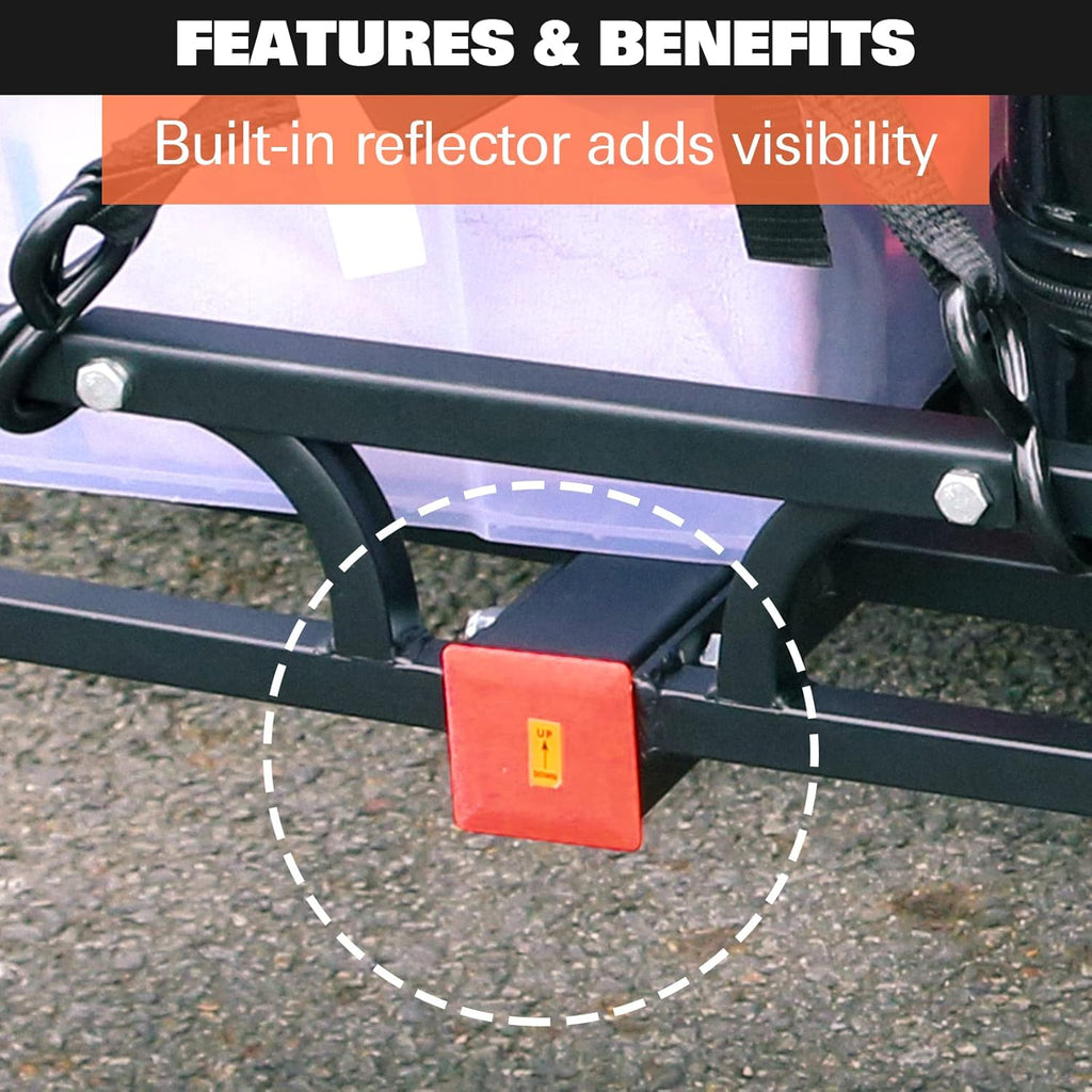 Hitch Mount Cargo Carrier with Net and Strap T88643