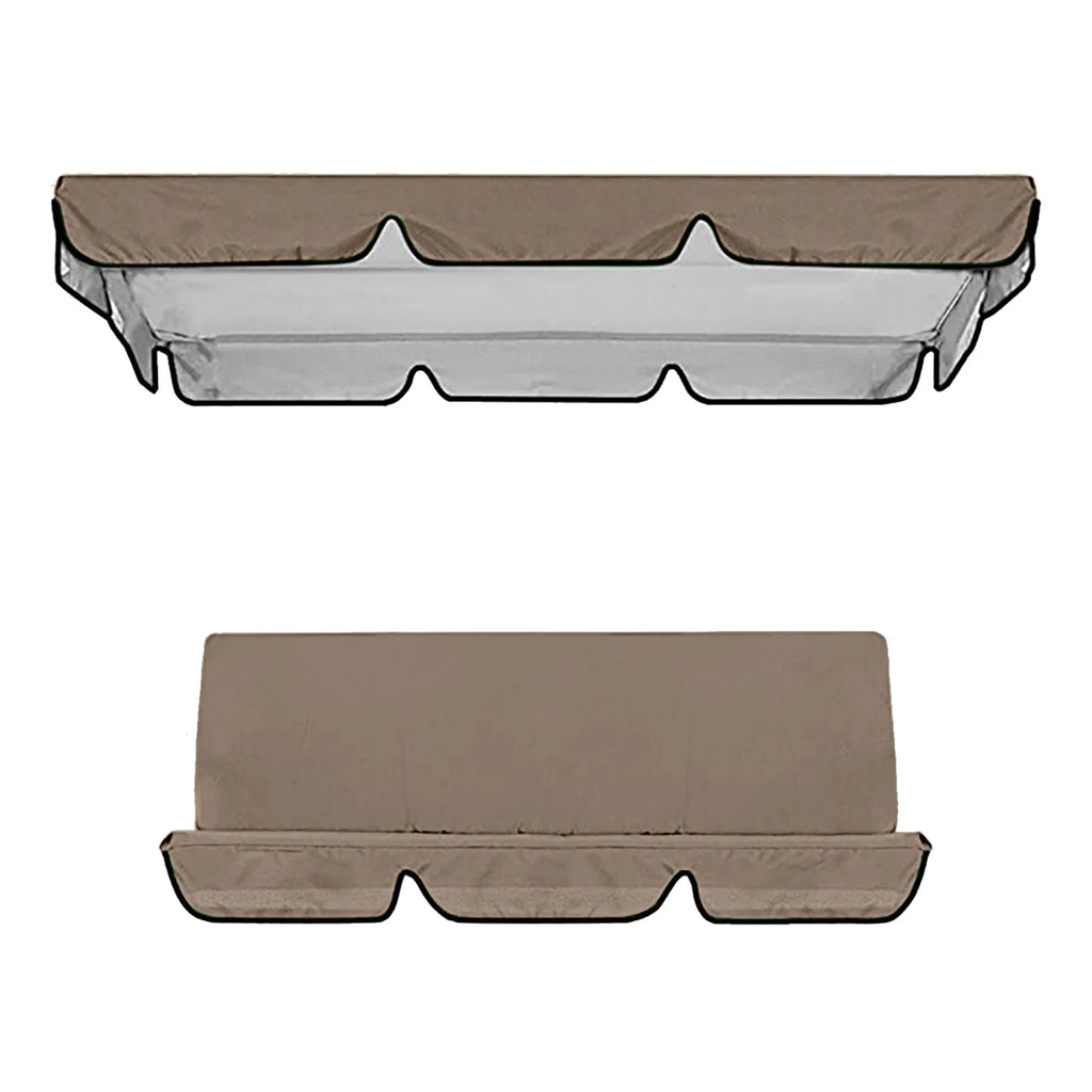 Outdoor Courtyard Swing Ceiling Cover Awning Rain Cover Replacement Cloth S11970