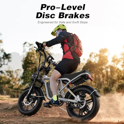 Electric Bike 750W 48V 13Ah Battery 20" Fat Tire B635142
