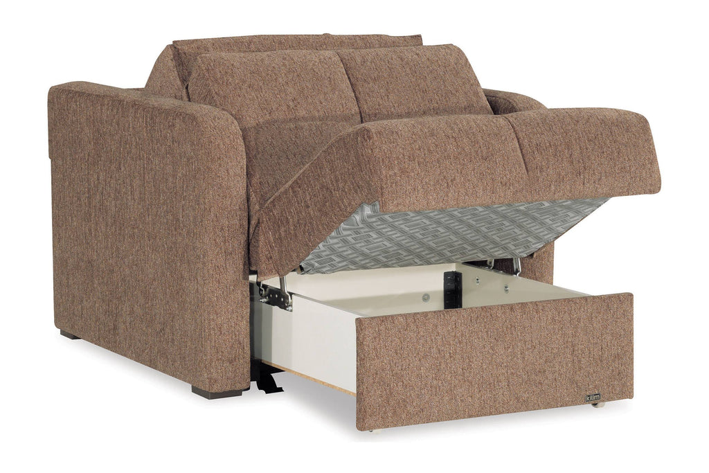 Brown Chair Sleeper H1984