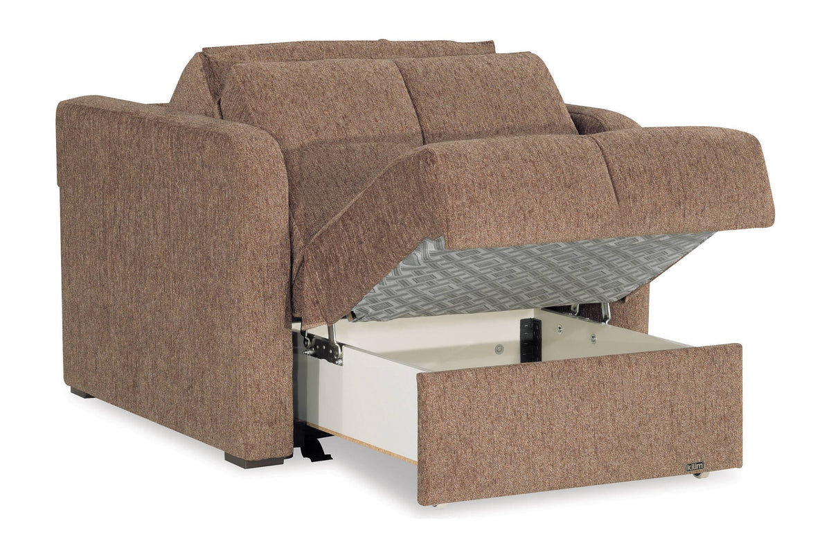 Brown Chair Sleeper H1984