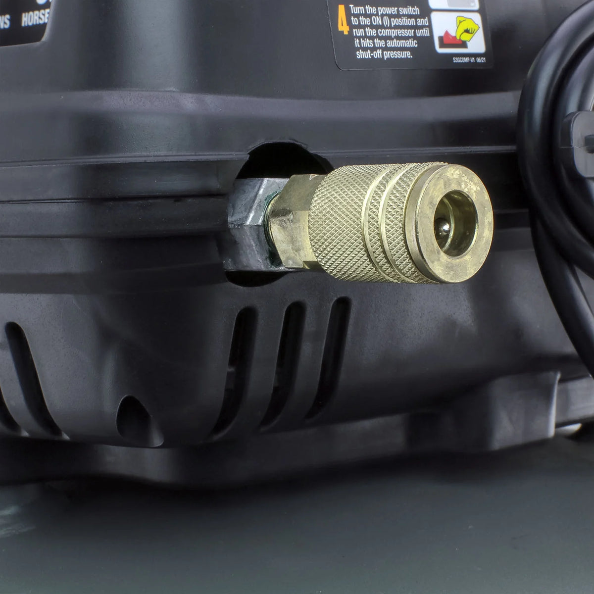 3 Gallon Oil-Free Air Compressor with Air Hose & 11 Piece Inflation Kit P4811