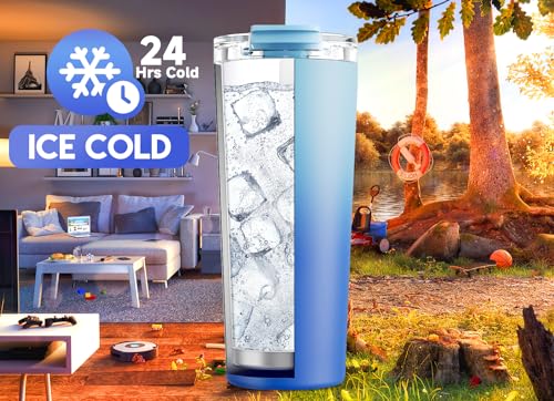 24 oz Stainless Steel Insulated Travel Coffee Mug Y907