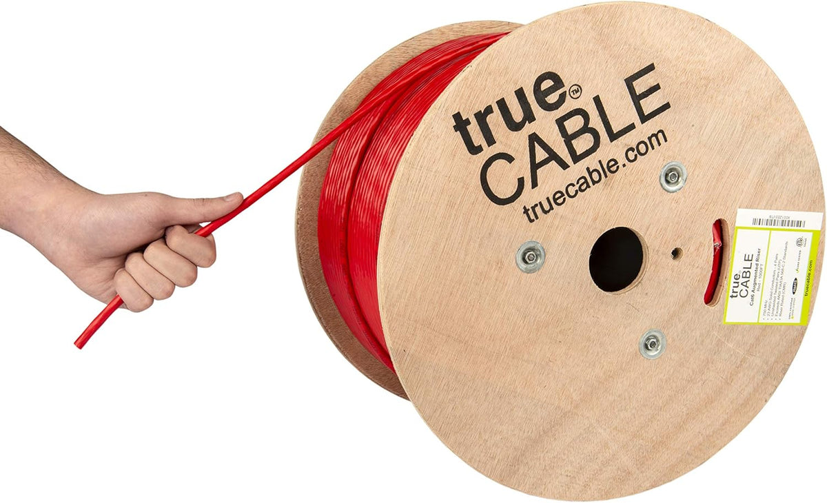 Green 1000ft Cat6A Riser UTP Bulk Ethernet Cable E551491