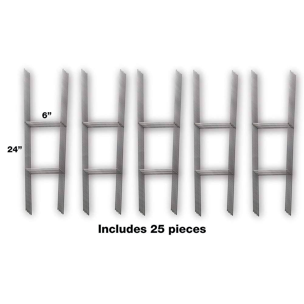 H-Stakes Metal Lawn Yard Sign 6 x 24 C204391