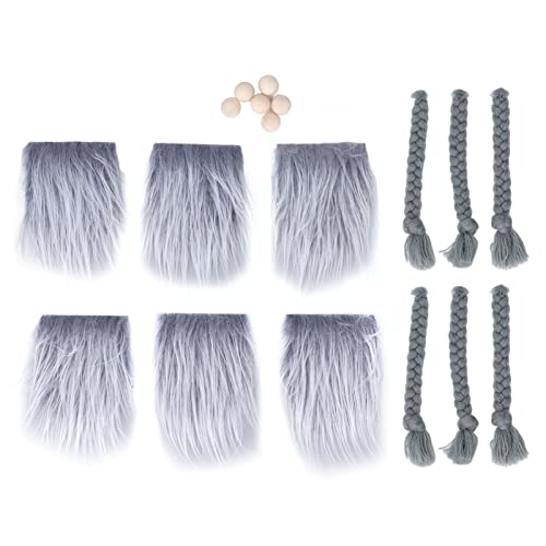 Gray Gnome Beard Makeup Hair Adhesives J336