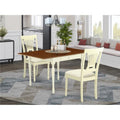 3-piece Dining Set with Linen Seat in Cherry B731
