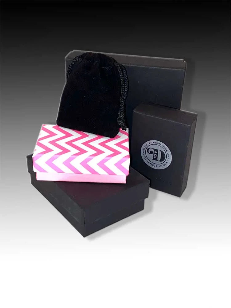 Silvertone Hot Pink Lightning Bolt Sister Bar Charm Necklace, 23" G524