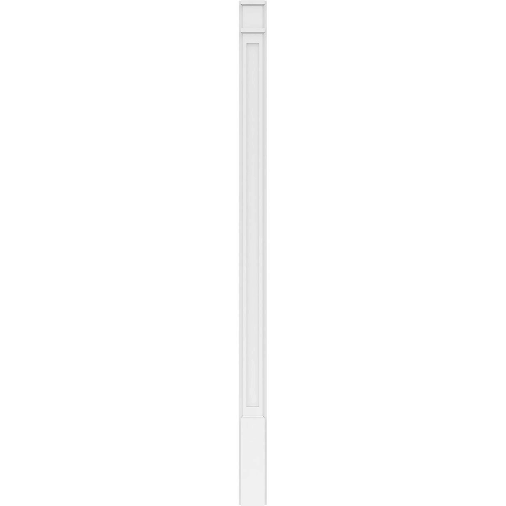 Flat Panel PVC Pilaster with Capital and Base (Pair) B563547