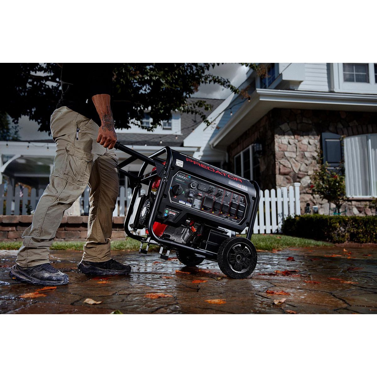 13,000 Watt Tri-Fuel Portable Generator with Remote Start K4205