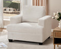 Beige Chenille 39 Inch Wide Single Seater Sofa W3258