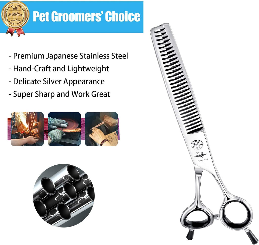 6.5 Inch Dog Grooming Scissors Japanese Stainless Steel Silver N372967