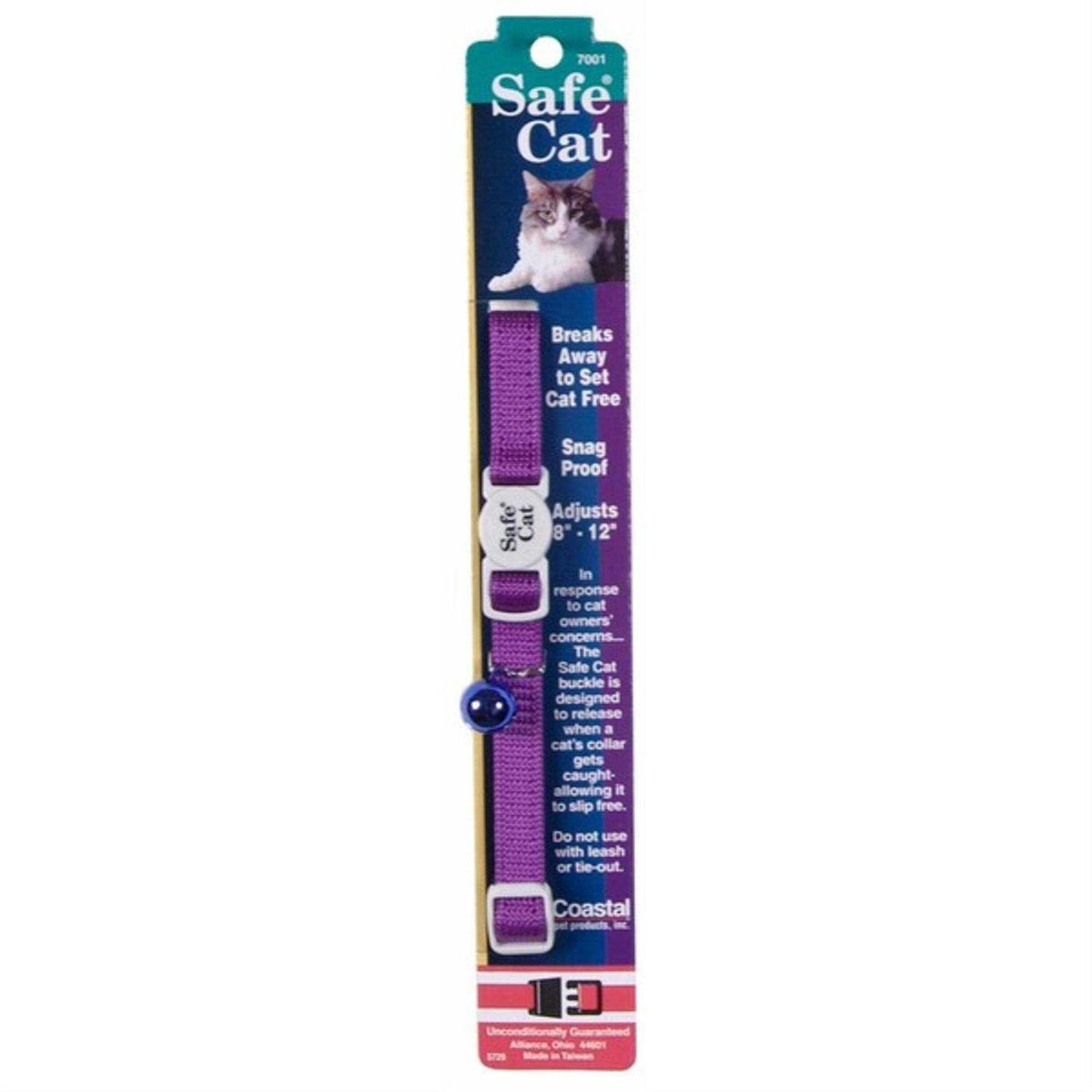 Safe Cat Nylon Adjustable Breakaway Collar Q827791