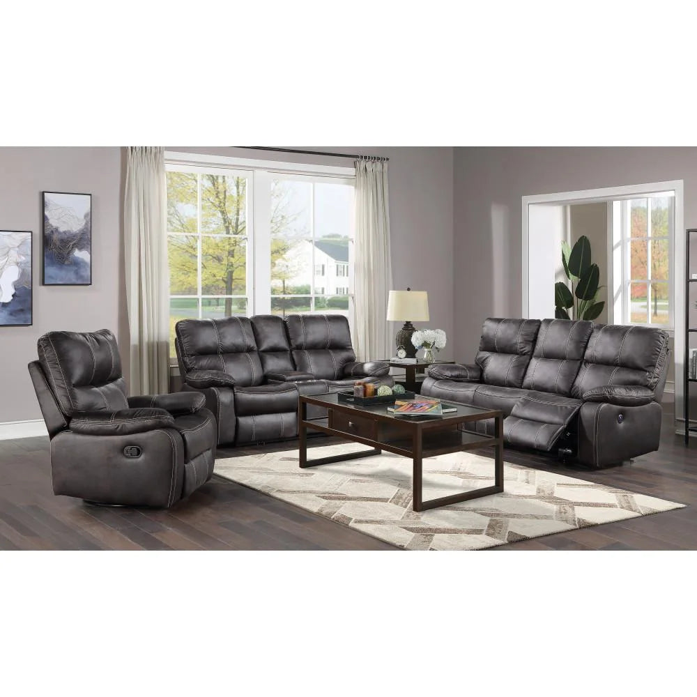 Dark Gray Swivel Reclining Glider G300