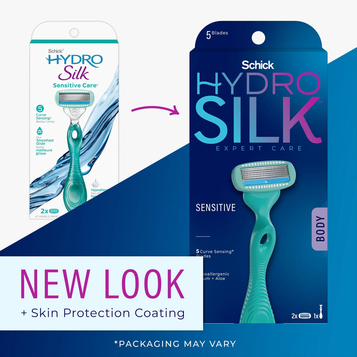 5-Blade Womens Razor with 2 Blade Refills E2569
