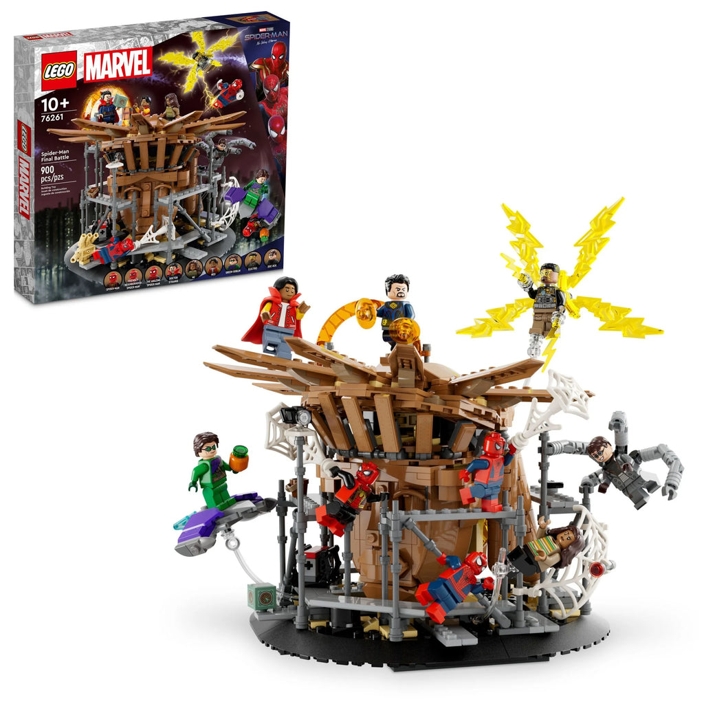 Building Toy Set with 3 Versions of Spider-Man P993