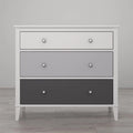 White 3 Drawer Dresser P43376
